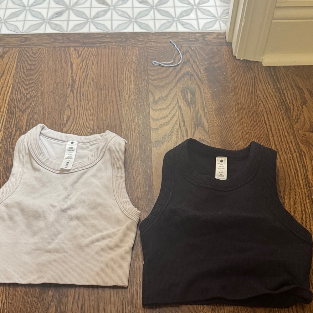 Yogalicious Kids Tank Tops in Black and White